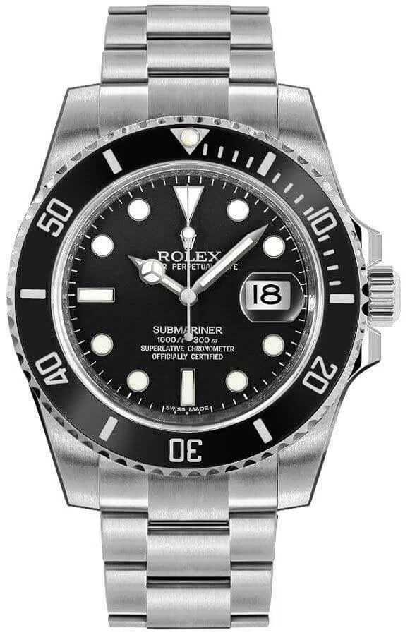 Rolex Submariner Date 116610LN Black Dial Bezel 40mm Stainless Steel Men's Watch