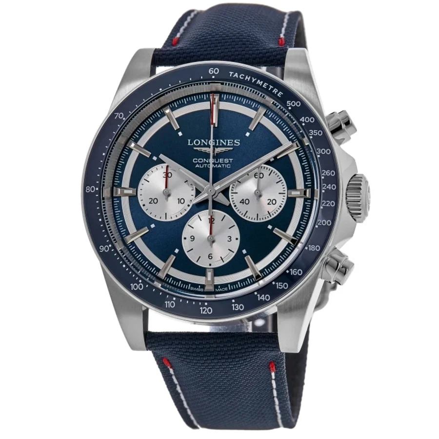 New Longines Conquest Automatic Chronograph Marco Men's Watch L3.835.4.91.2
